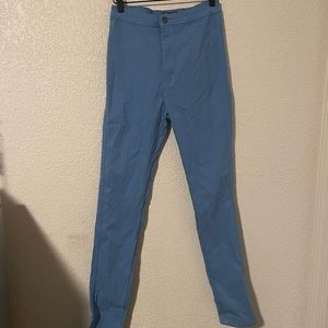 Blue Stretch Pants